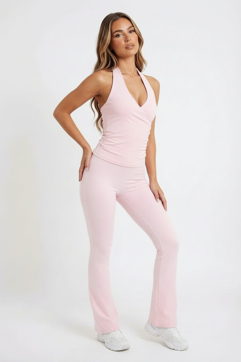 The Elyse Collection - Longline Wrap Gym Top - Elena Apparel