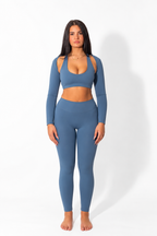 Wild Wind Blue Everyday Gym Leggings – Soft Core 2.0