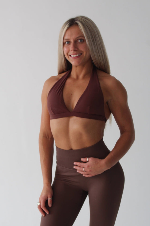 Brown Scrunch Bum Leggings – Ilume - Elena Apparel