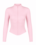 Elena Apparel Halo Pink Sculpting Gym Jacket