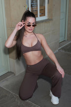 Elena Apparel Lux Brown Activewear