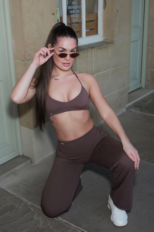 Elena Apparel Lux Brown Activewear