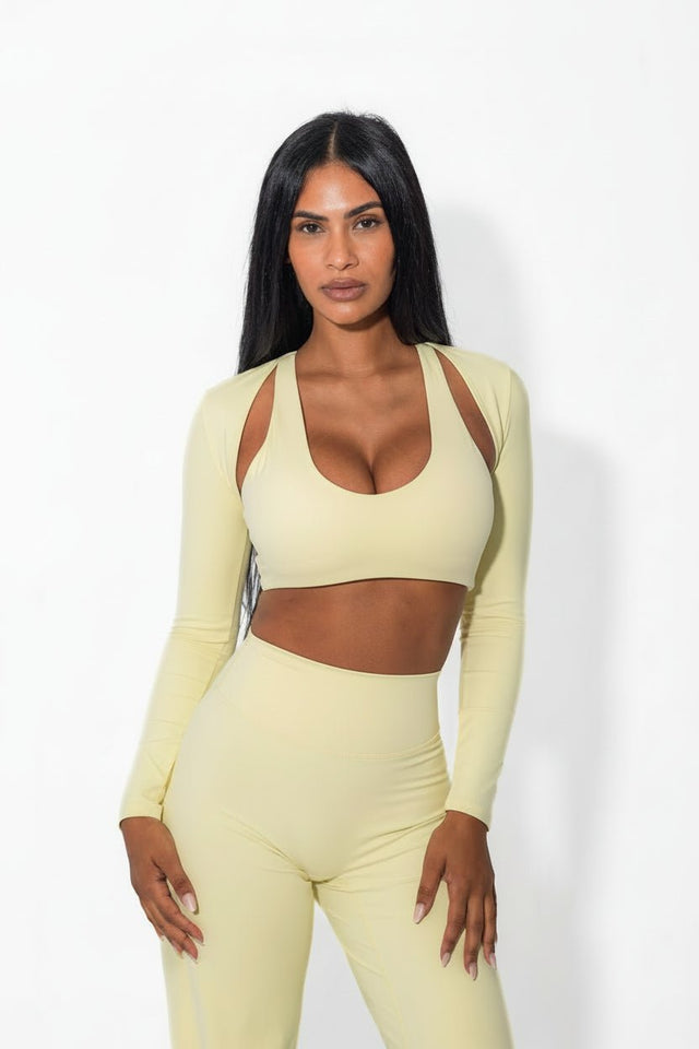 Elena Apparel Soft Core 2.0 Seamless Racerback Sports Bra