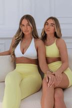 Lemon Adjustable Cross Back Sports Bra – Ilume - Elena Apparel