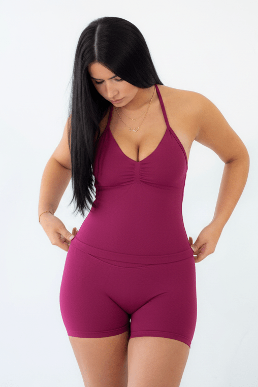Raspberry Scrunch Bum Shorts – Solar Sculpt 2.0 | Pre-Order - Elena Apparel